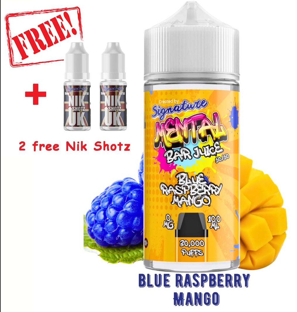 Blue Raspberry Mango 100ML