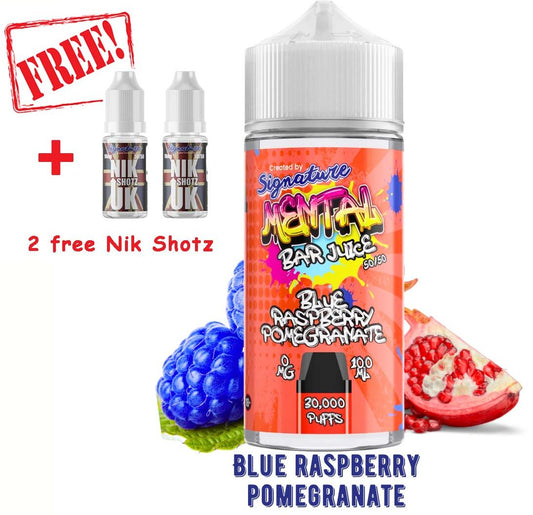 Blue Raspberry Pomegranate 100ML