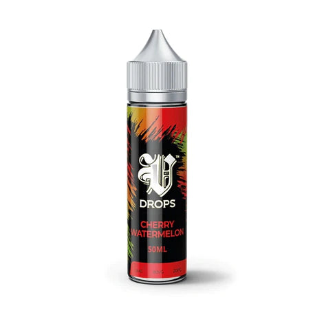 E-Liquid V Drops - Black Range Cherry Watermelon 50ml Short Fill