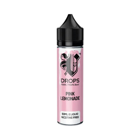 E-Liquid V Drops - Rainbow Range Pink Lemonade 50ml Short Fill