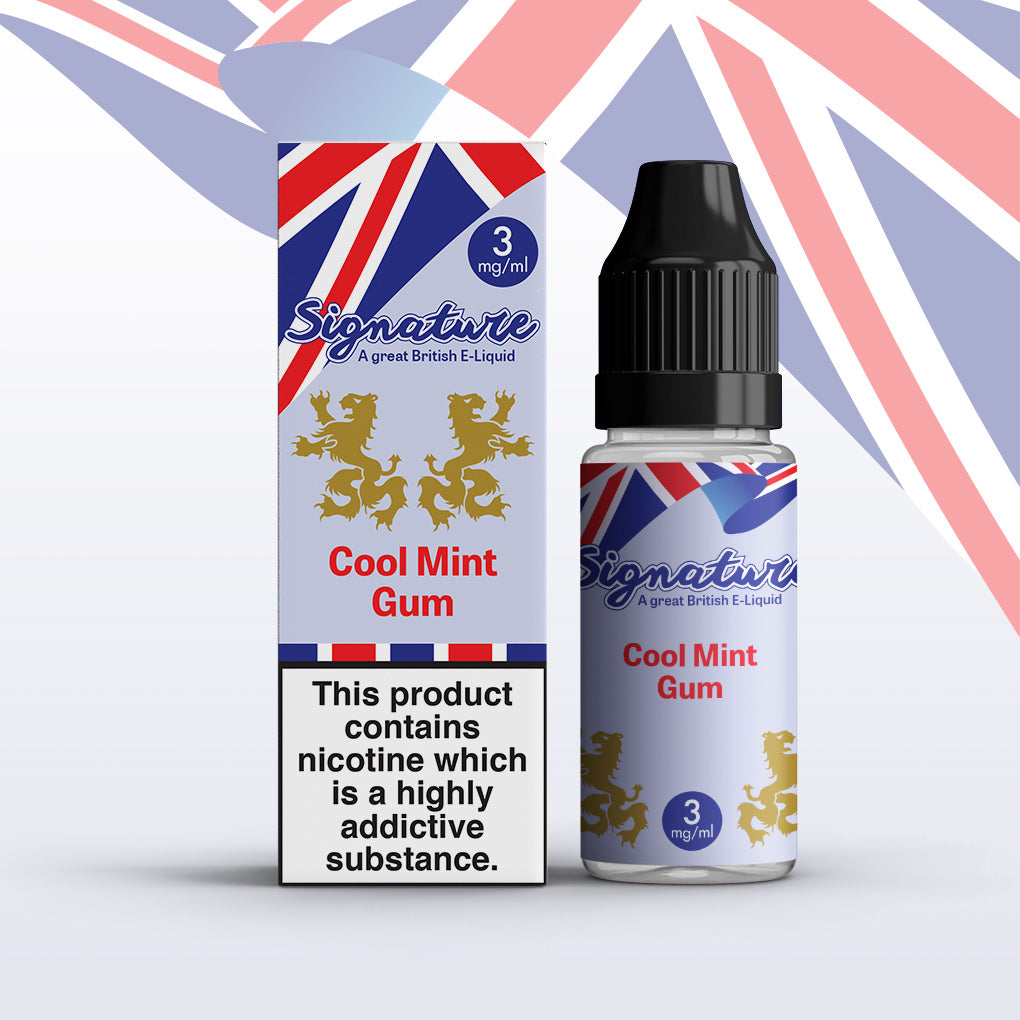 Signature 10ml – Cool Mint Gum flavour