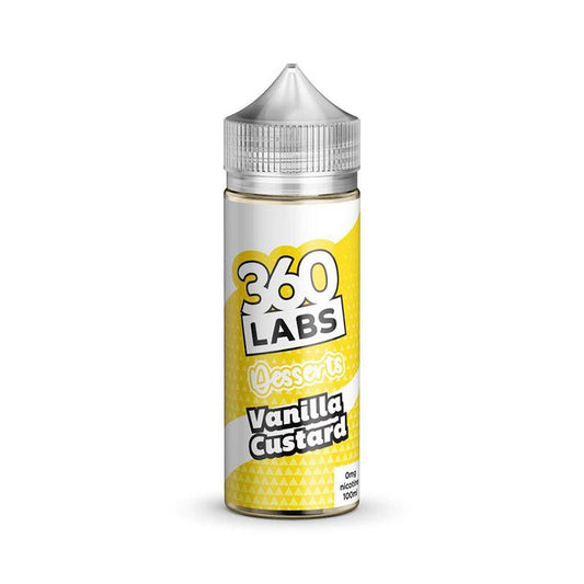Vanilla Custard Shortfill E-Liquid - 100ml from 360 Lab