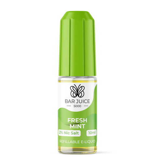 E-Liquid Fresh Mint 10ml Nic Salt By Bar Juice 5000