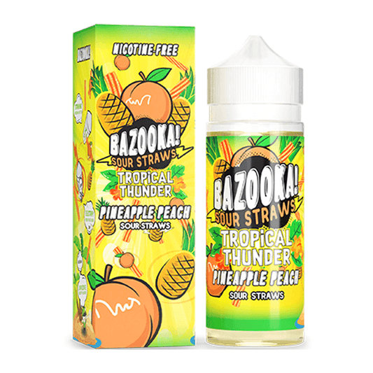 E-Liquid Pineapple Peach Sours 100ml Shortfill  By Bazooka