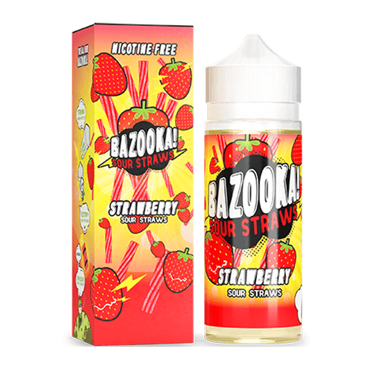 E-Liquid Strawberry Sours 100ml Shortfill  By Bazooka