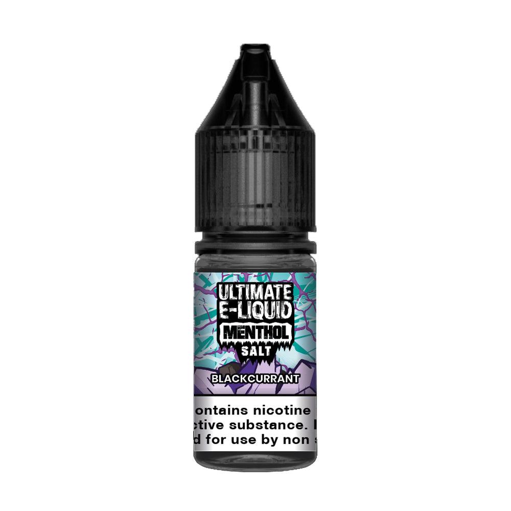 E-Liquid Blackcurrant Menthol 10ml Nic Salt  by Ultimate Juice