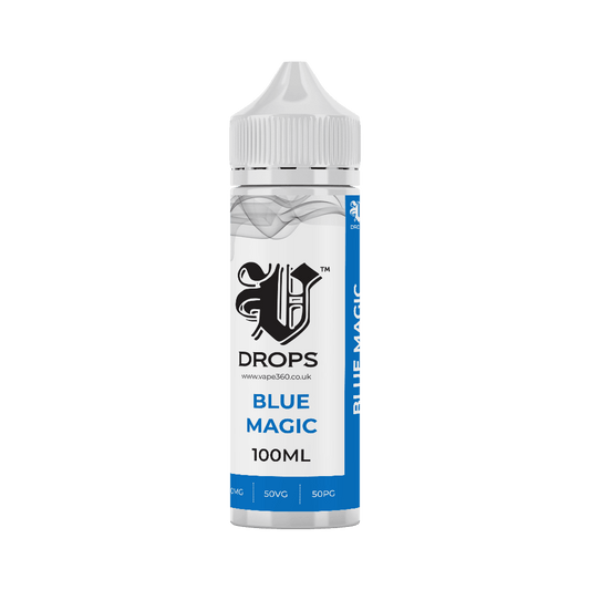 E-Liquid by V Drops White Range Blue Magic 100ml