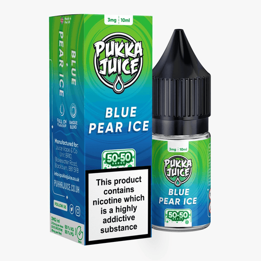 E-Liquid Blue Pear Ice 10ml 50/50  By Pukka Juice