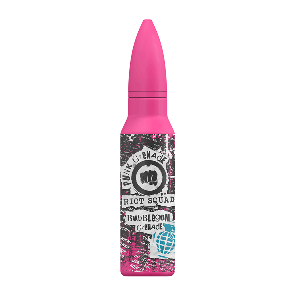 E-Liquid Bubblegum Grenade 50ml Shortfill  by Riot Squad