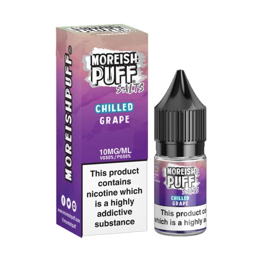 Nic Salt Grape Chilled 10ml by Moreish Puff