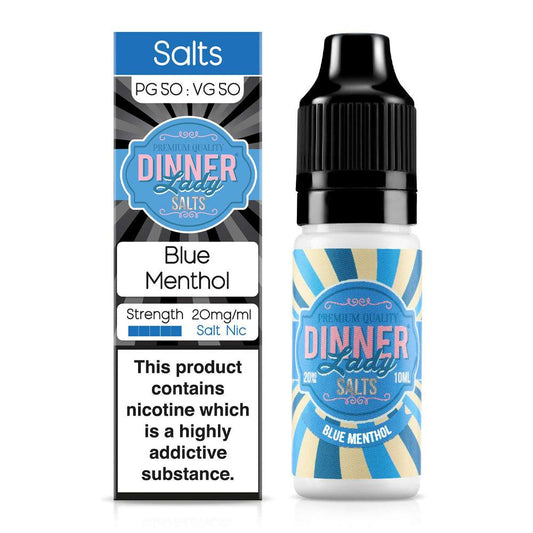 E-Liquid Blue Menthol 10ml Nic Salt By Dinner Lady