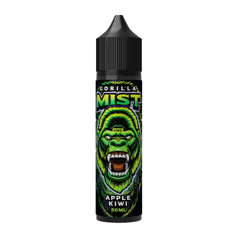 E-Liquid Apple Kiwi 50ml Shortfill By Gorilla Mist