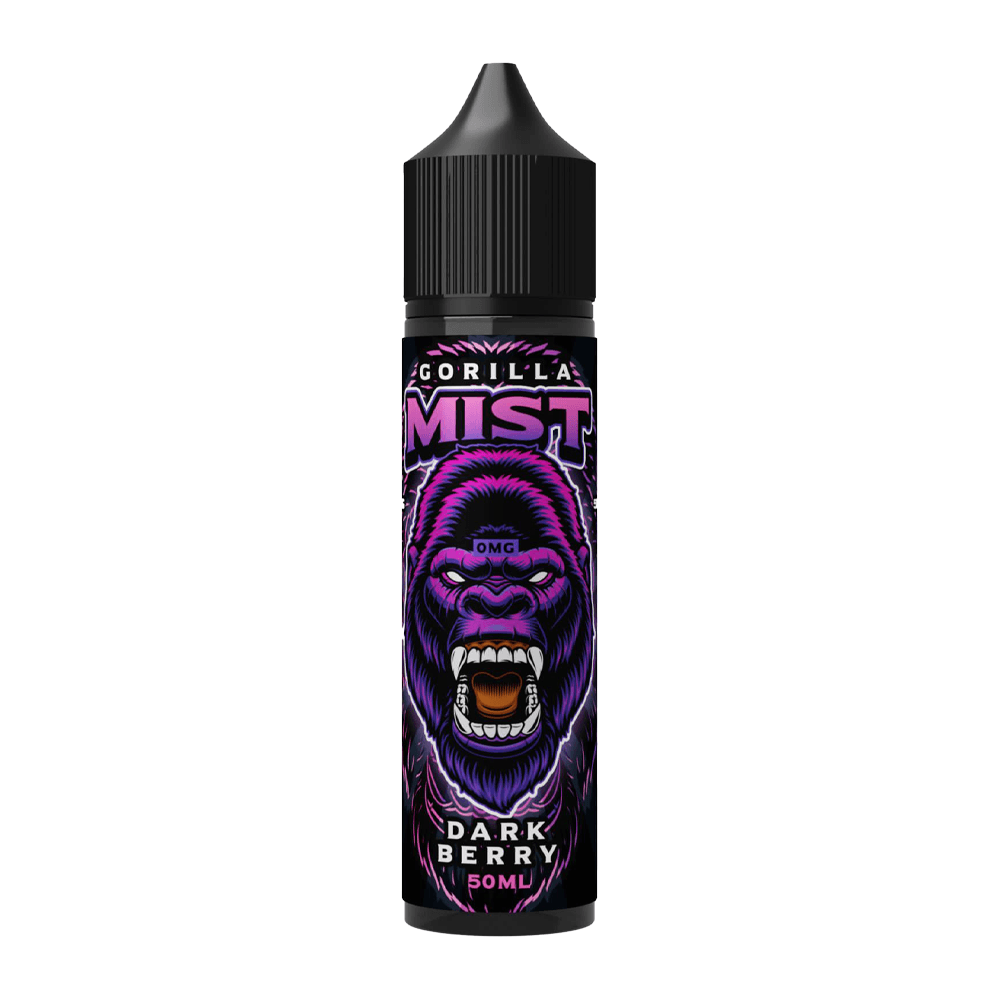 E-Liquid Dark Berry 50ml Shortfill  By Gorilla Mist