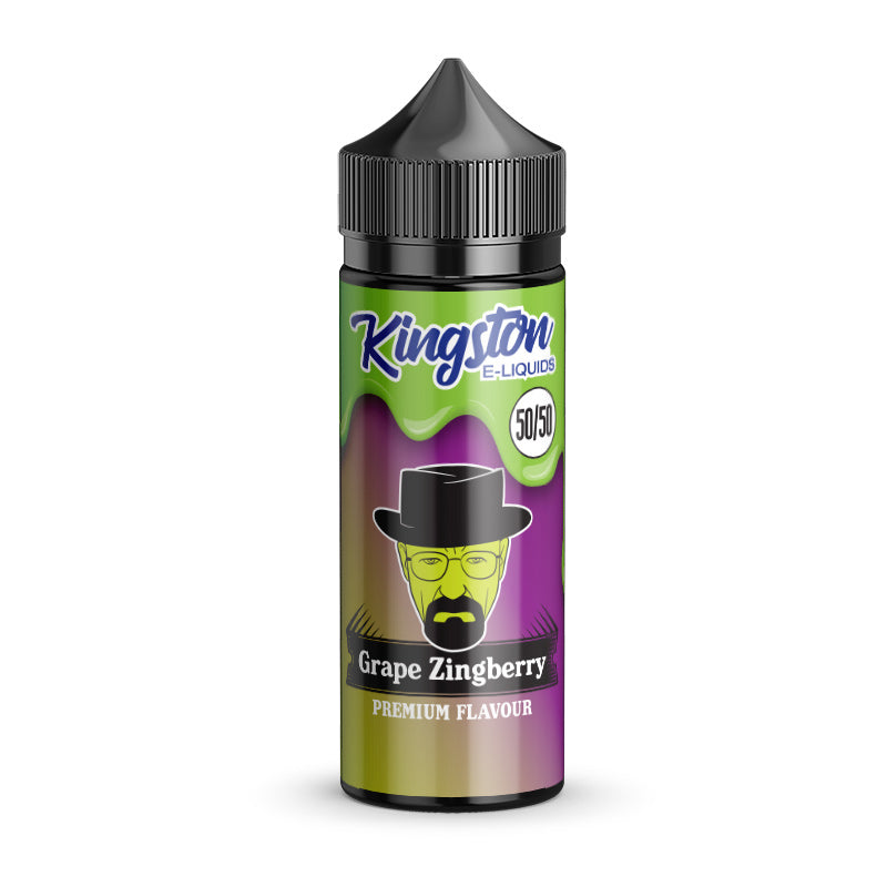E-Liquid Grape Zingberry 50/50 100ml Shortfill by Kingston