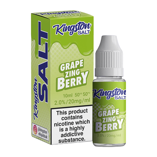 E-Liquid Grape Zingberry 10ml Nic Salt by Kingston