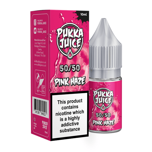 E-Liquid Pink Haze 10ml 50/50 By Pukka Juice