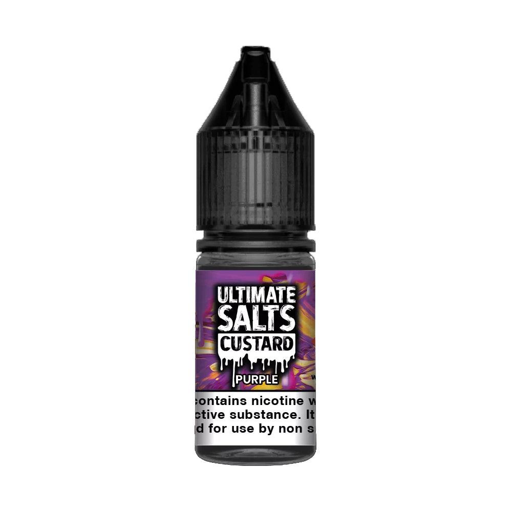 Ultimate Juice's 10ml Nic Salt E-Liquid in Purple Custard Flavor