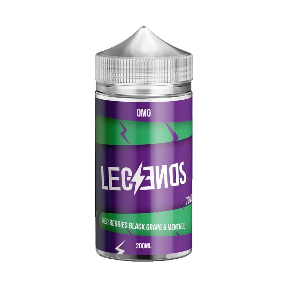 E-Liquid Red Berries, Black Grape & Menthol 200ml  by Legends