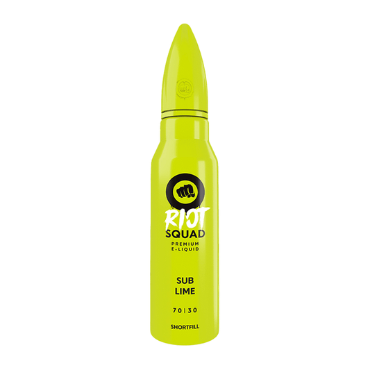E-Liquid  Sub-Lime 50ml Shortfill  by Riot Squad