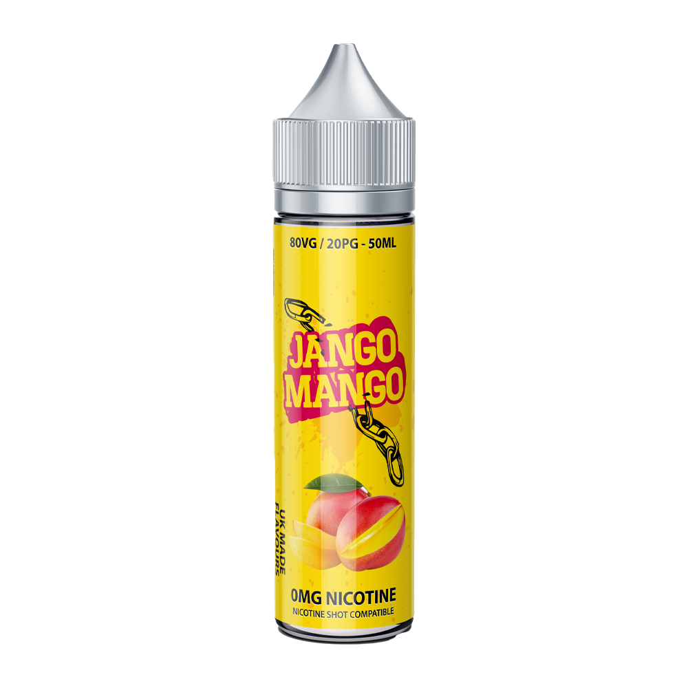 E Liquid Jango Mango 50ml Shortfill  By Secret Range