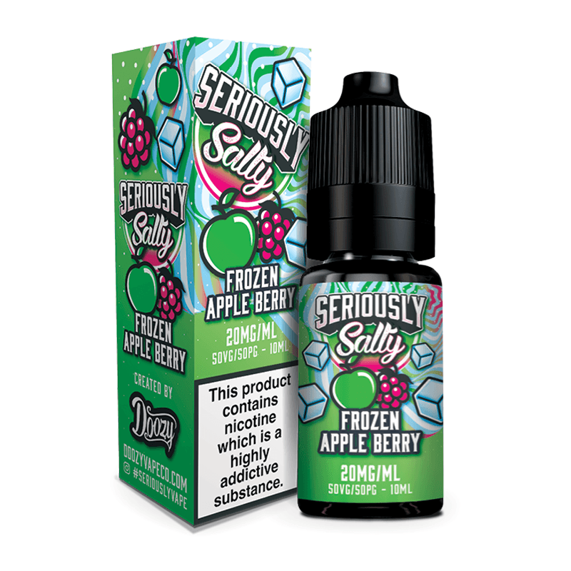 E-Liquid Frozen Apple Berry 10ml Nic Salt  By Seriously Salty