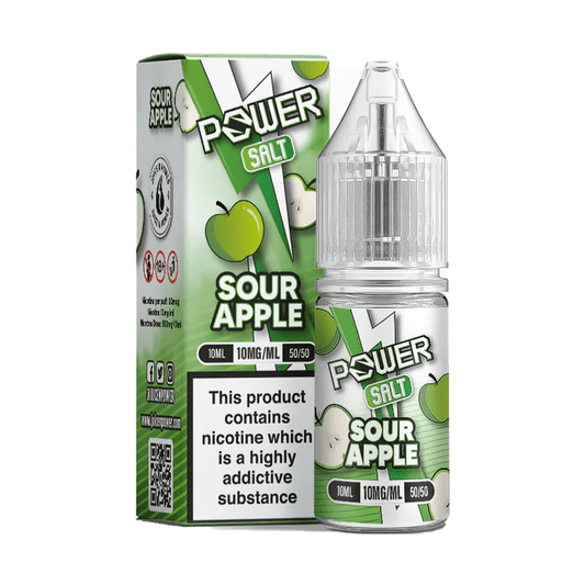 E-liquid Sour Apple 10ml Nic Salt By Juice N Power
