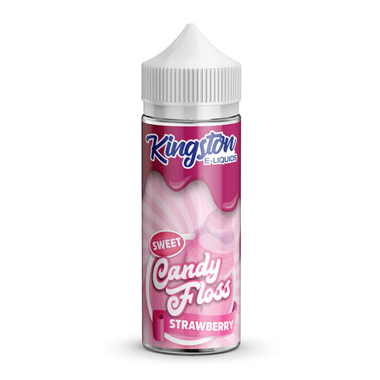 E-Liquid Strawberry Candy Floss 100ml Shortfill  by Kingston